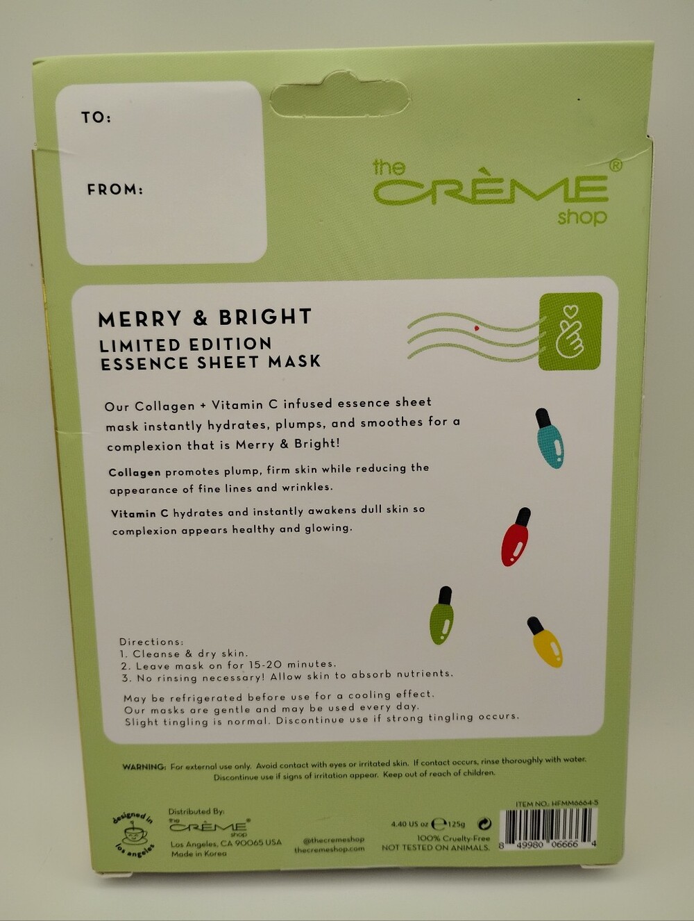 The CRÈME Shop Mask+Merry And Berry Skin Masks Set Of 5 Limited Edition - Picture 2 of 2